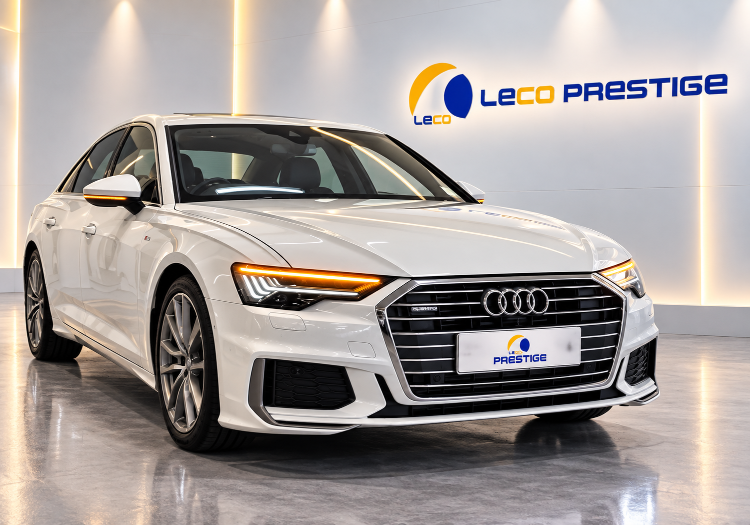 Audi A6 in Prestige Showroom